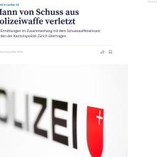 Vorfall in Lachen Schwyz: Mann von Schuss aus Polizeiwaffe verletzt