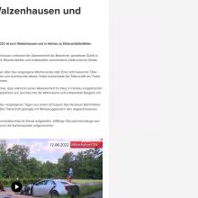 Einbrüche in Walzenhausen und Herisau