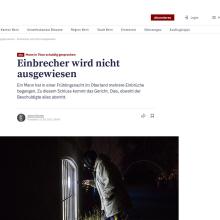 Mann in Thun schuldig gesprochen: Einbrecher wird nicht ausgewiesen