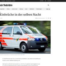 Zwei Einbrüche in der selben Nacht