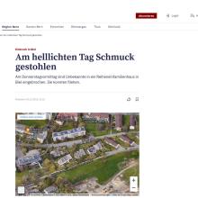 Einbruch in Biel: Am helllichten Tag Schmuck gestohlen