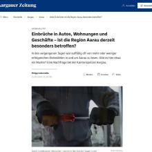 Wohnungen und Geschäfte – ist die Region Aarau derzeit besonders betroffen?