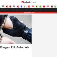 Winterthur-Wülflingen ZH: Autodieb verhaftet