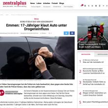 Emmen: 17-Jähriger klaut Auto unter Drogeneinfluss
