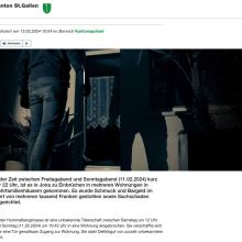 Rapperswil-Jona: Einbruchserie in Wohnungen