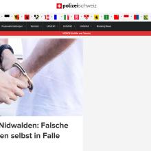 Trickbetrug in Nidwalden: Falsche Polizisten tappen selbst in Falle