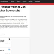 Frauenfeld TG: Hausbewohner von jungem Einbrecher überrascht