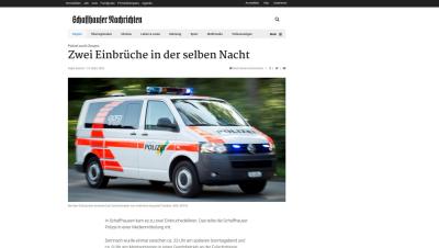 Zwei Einbrüche in der selben Nacht