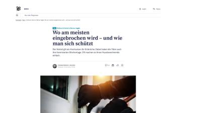 Einbruch-Serie in Berner Agglo