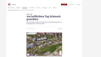Einbruch in Biel: Am helllichten Tag Schmuck gestohlen