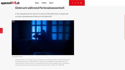 Einbruch während Ferienabwesenheit