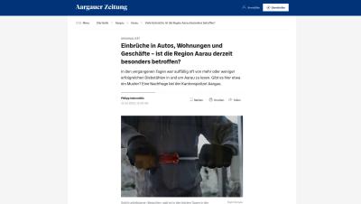 Wohnungen und Geschäfte – ist die Region Aarau derzeit besonders betroffen?