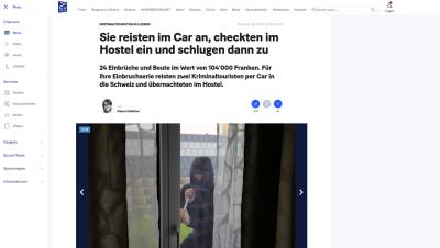 Sie reisten im Car an, checkten im Hostel ein und schlugen dann zu