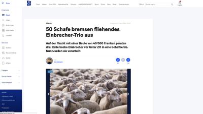 Zürich: 50 Schafe bremsen fliehendes Einbrecher-Trio aus